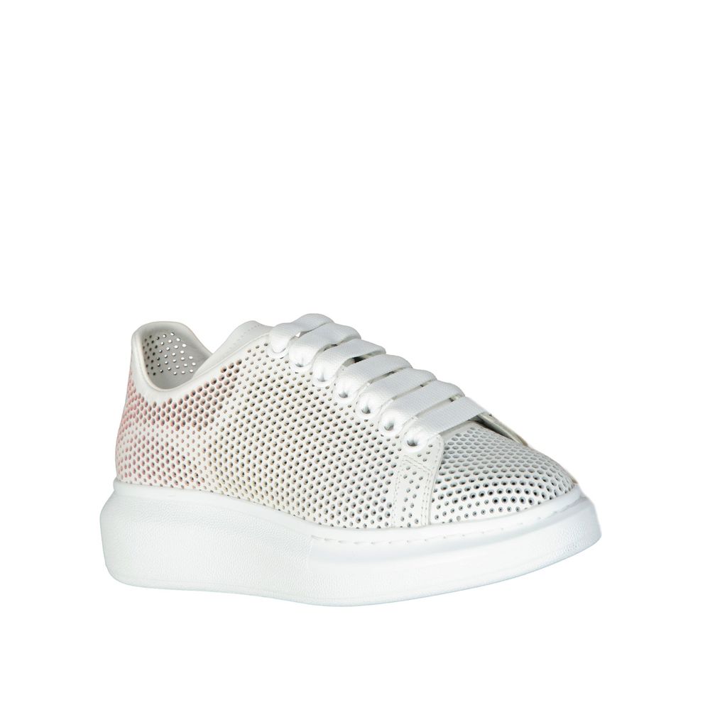 Alexander McQueen Übergroße gepunktete Cut-Out-Sneakers