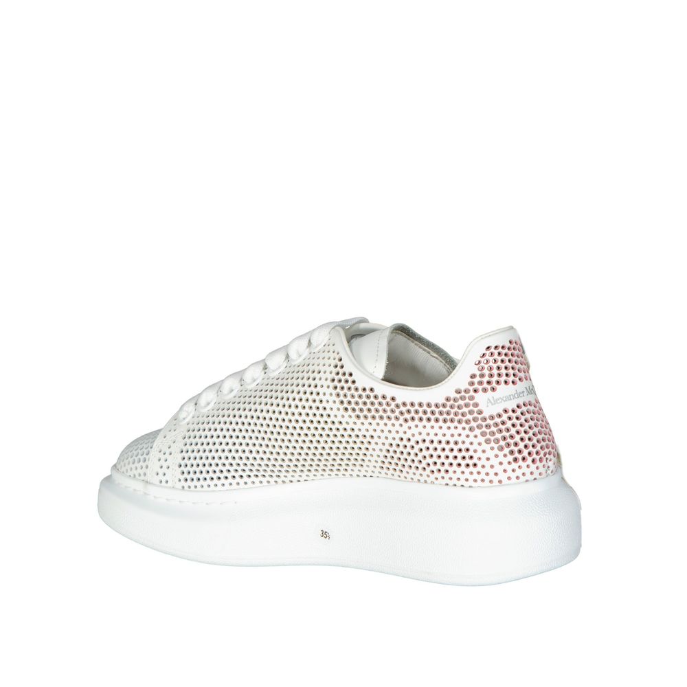 Alexander McQueen Übergroße gepunktete Cut-Out-Sneakers