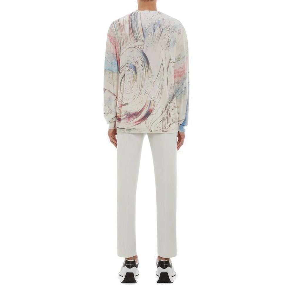 Alexander McQueen William Blake Dante Druck Pullover