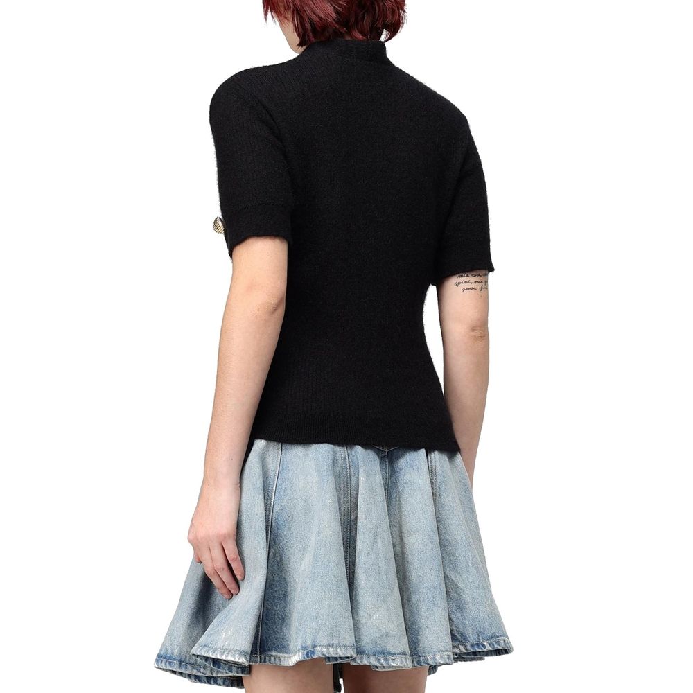 Balmain Top aus Wollmischung