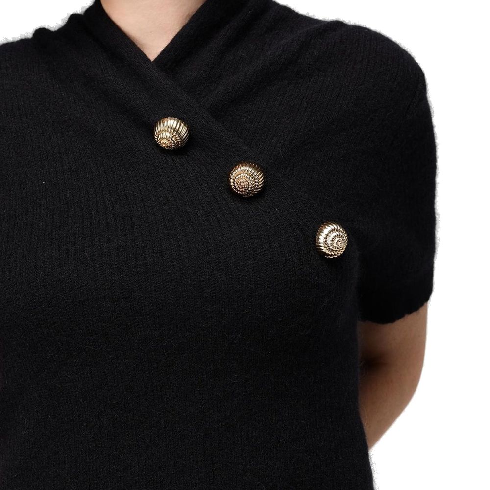 Balmain Top aus Wollmischung