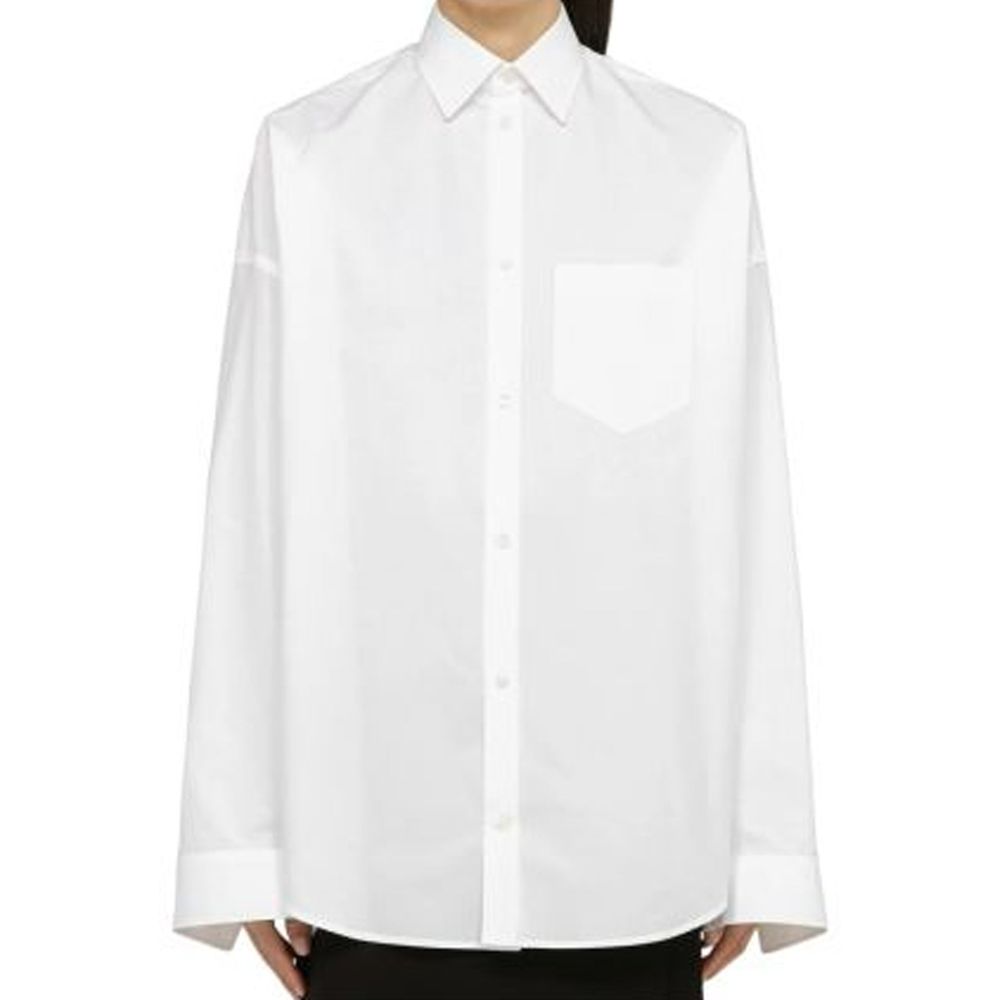Balenciaga Popeline-Hemd in Übergröße