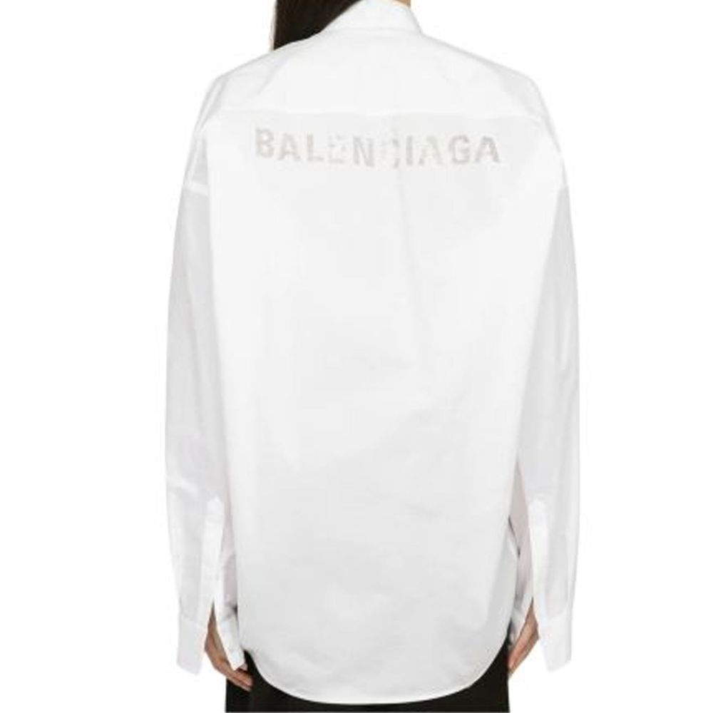 Balenciaga Popeline-Hemd in Übergröße
