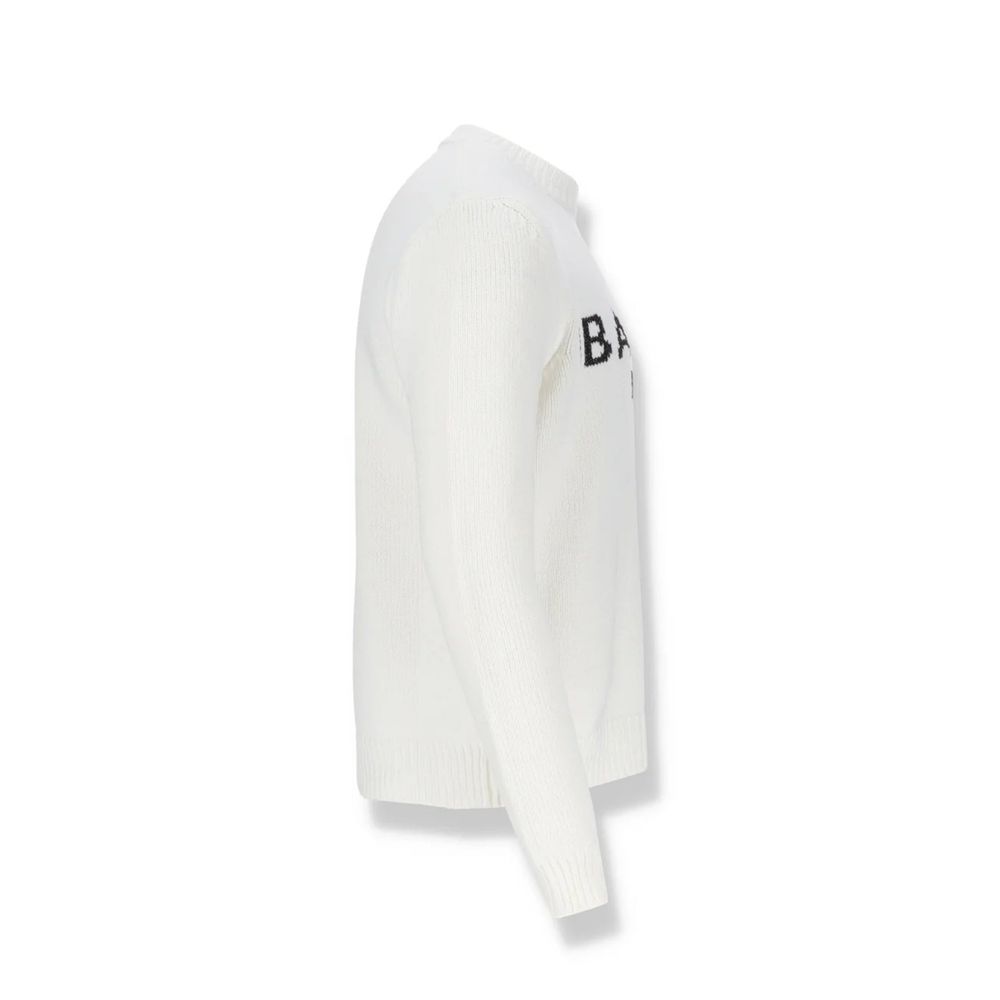 Balmain Logo-Pullover aus Baumwolle
