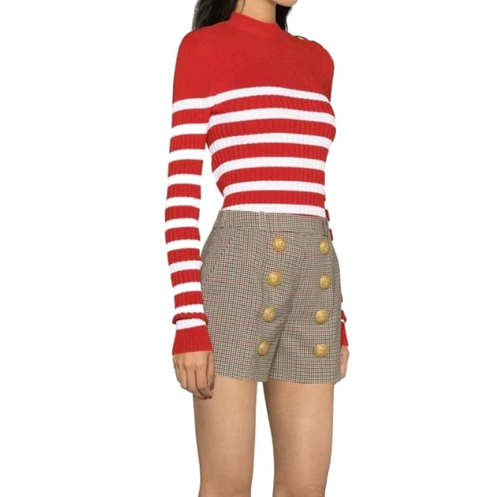 Balmain Hahnentritt-Shorts