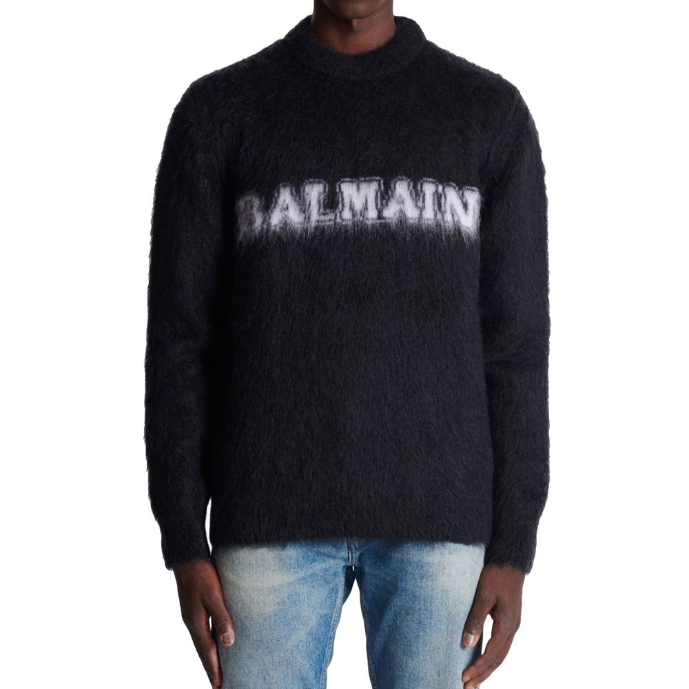 Balmain Logo-Print-Pullover