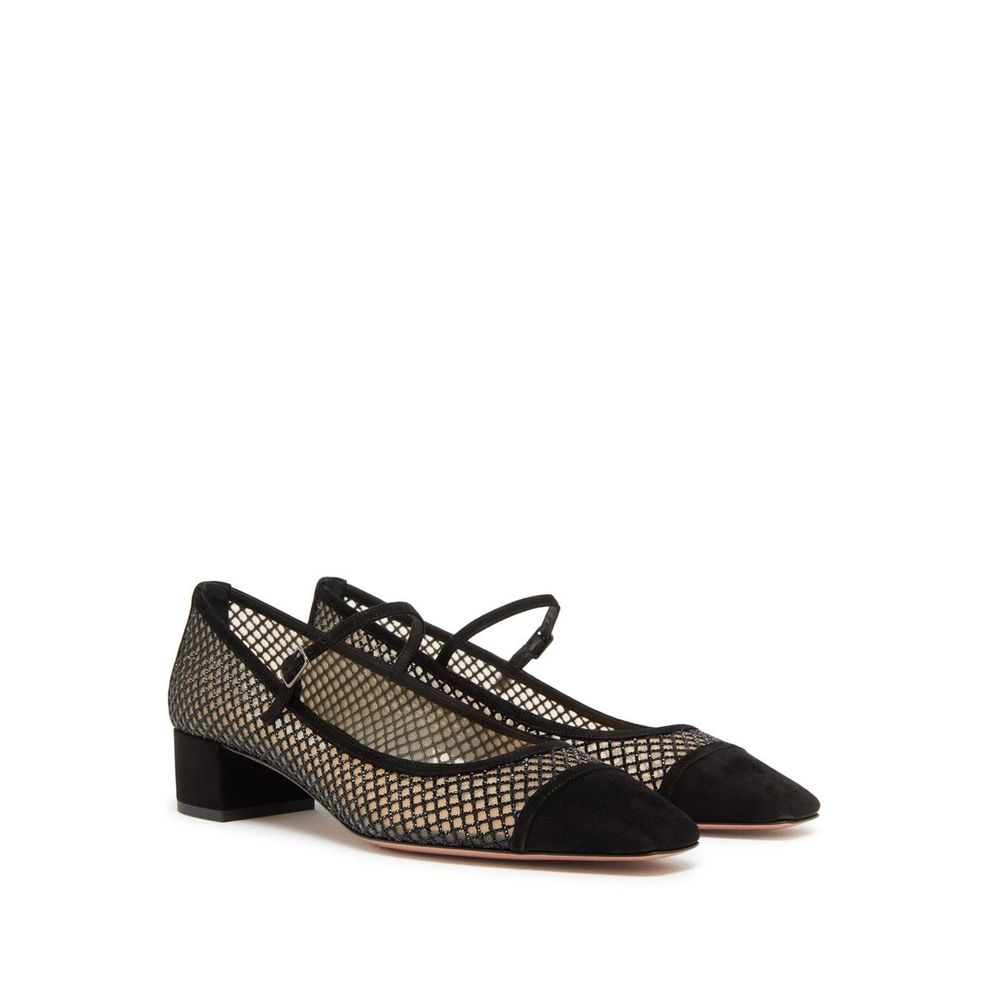 Aquazzura Bürgermeister Kristalle Mesh Pumps 35