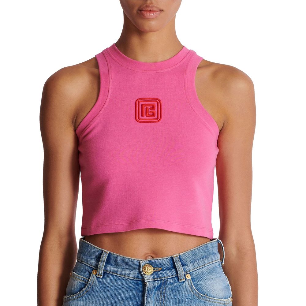 Balmain Gekürztes Tank-Top