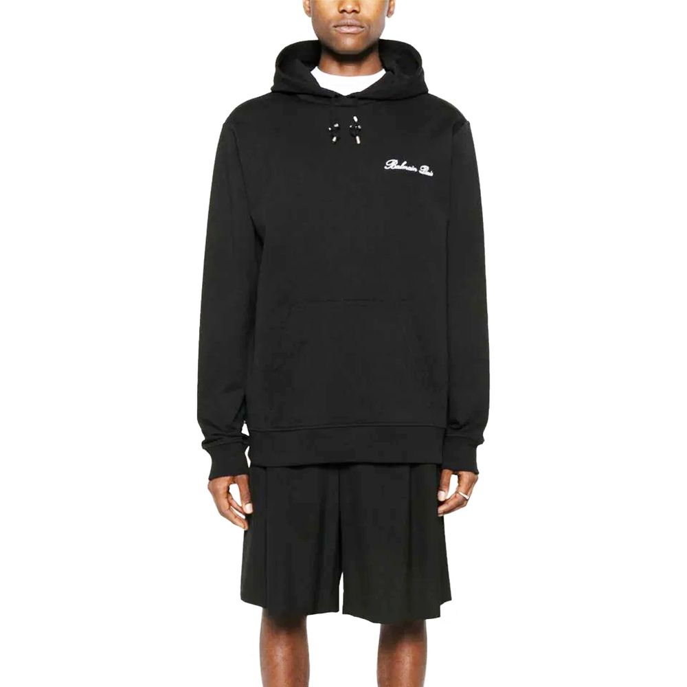 Balmain Logo-Sweatshirt aus Baumwolle