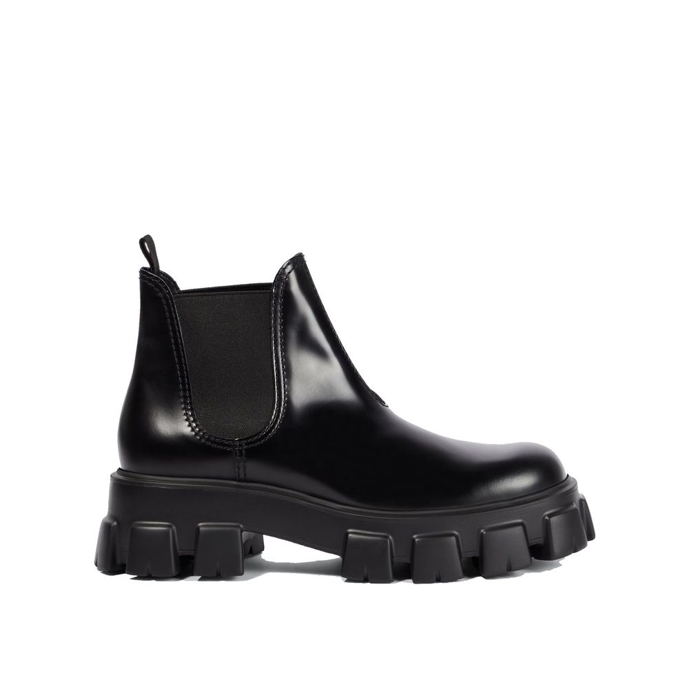 Prada Monolith Lederstiefel