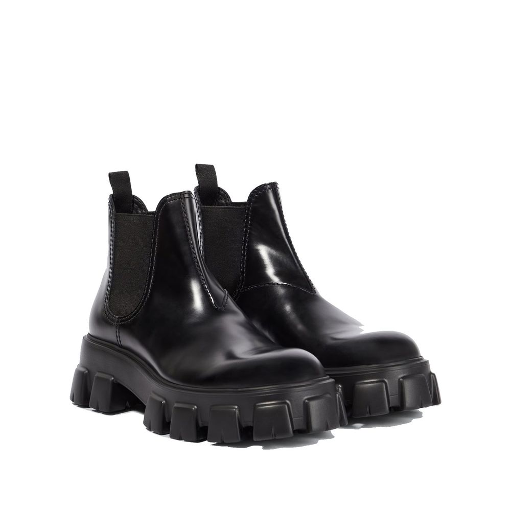 Prada Monolith Lederstiefel