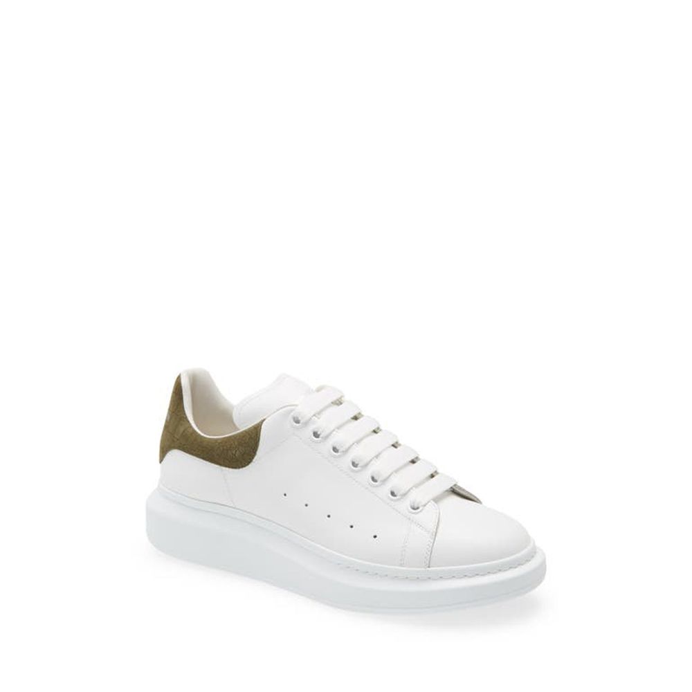 Alexander McQueen Übergroße Turnschuhe mit Krokodil