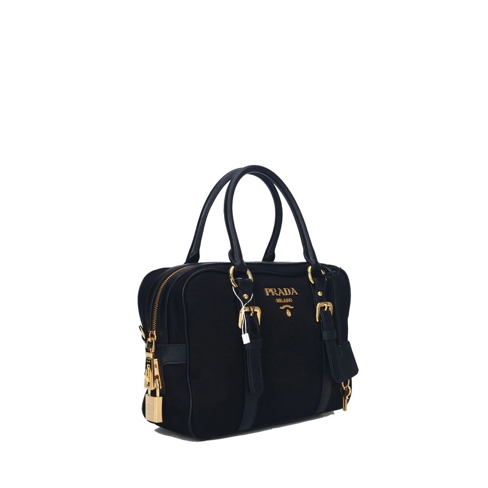 Prada Logo Nylonhandtasche oben
