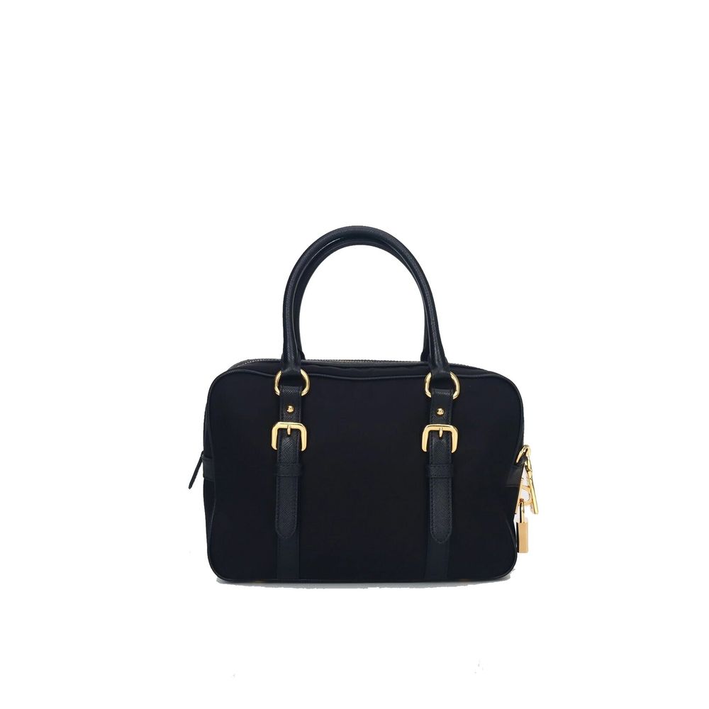 Prada Logo Nylonhandtasche oben