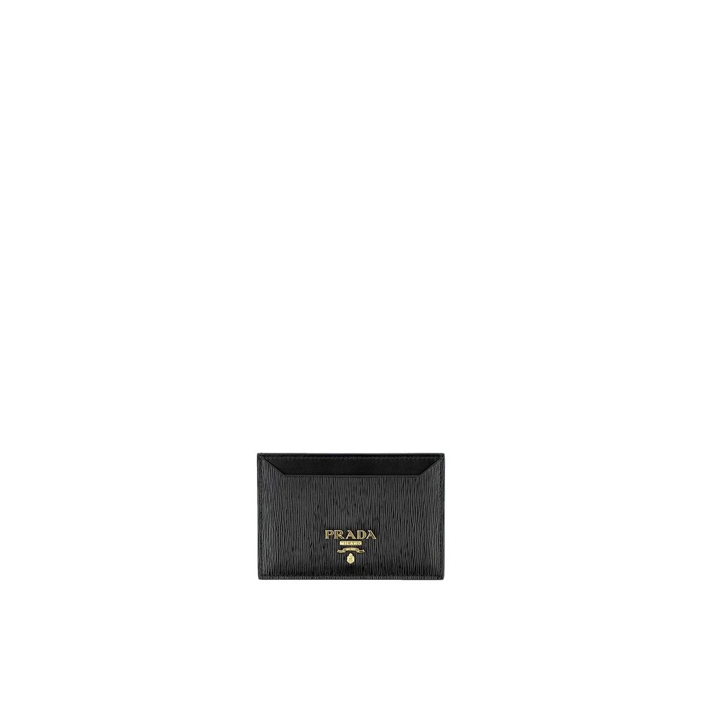 Prada Leder-Logo-Geldbörse