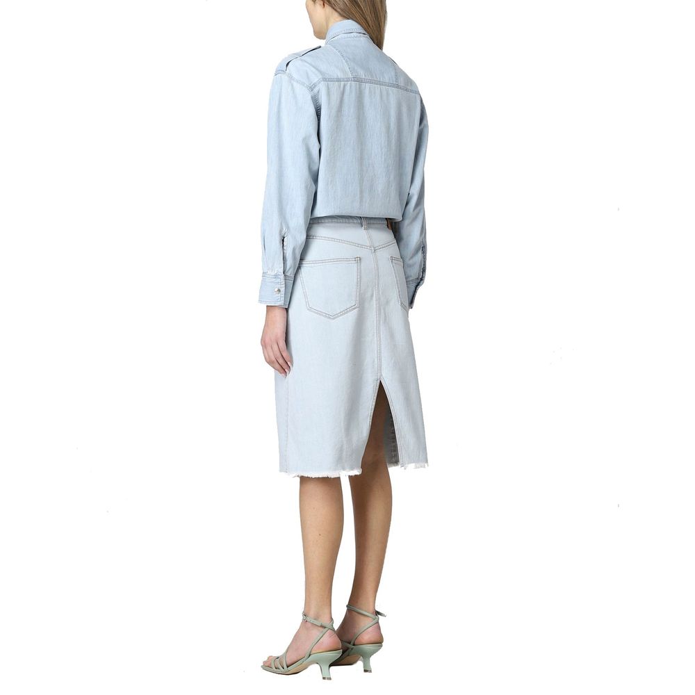 Stella McCartney Hemdblusenkleid aus Denim