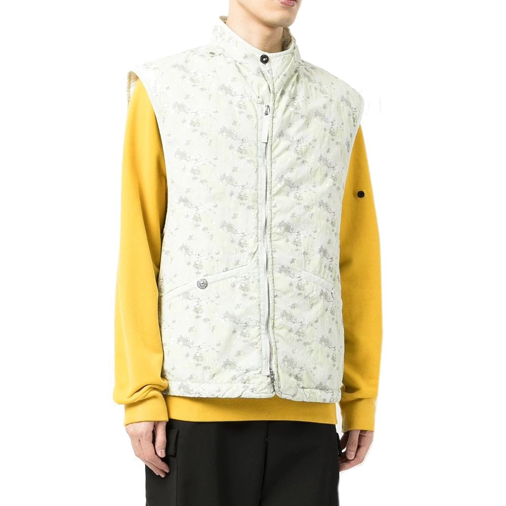 Stone Island Bedrucktes gebürstetes Gilet