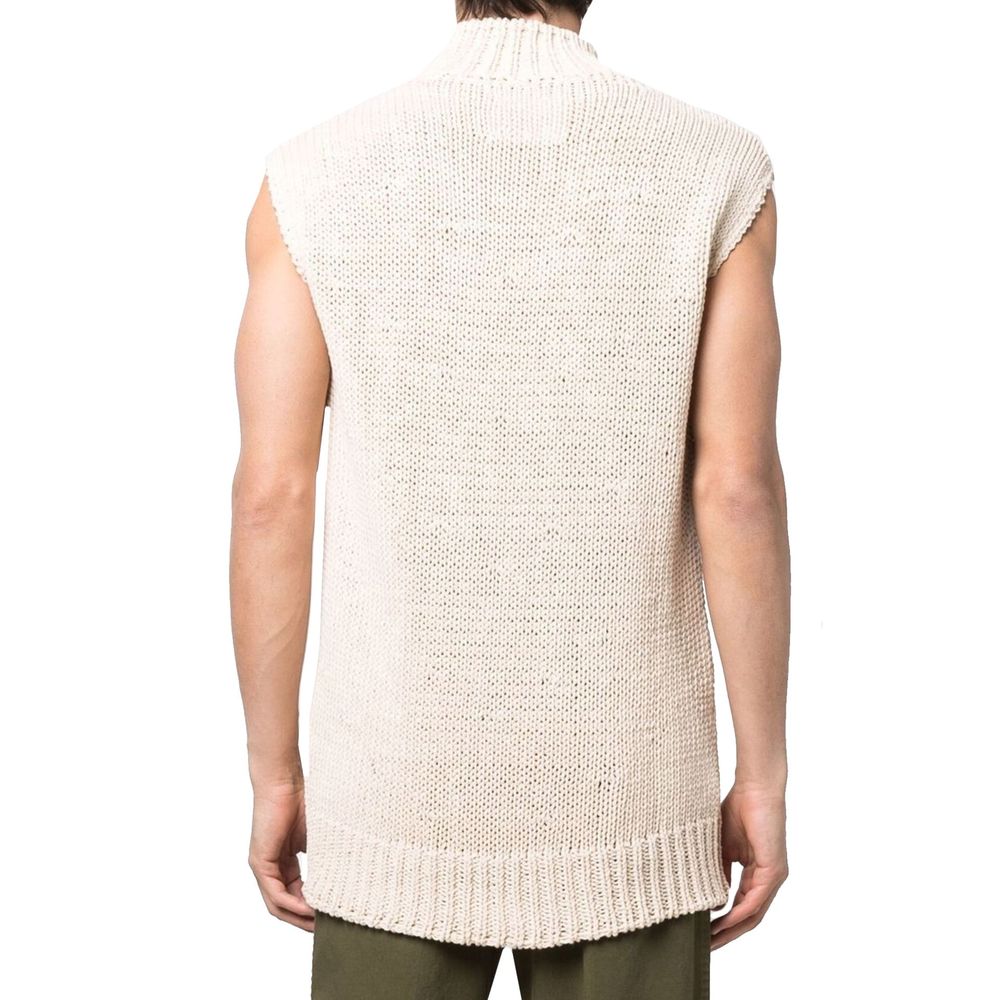 Jil Sander Slogan Print Weste Pullover