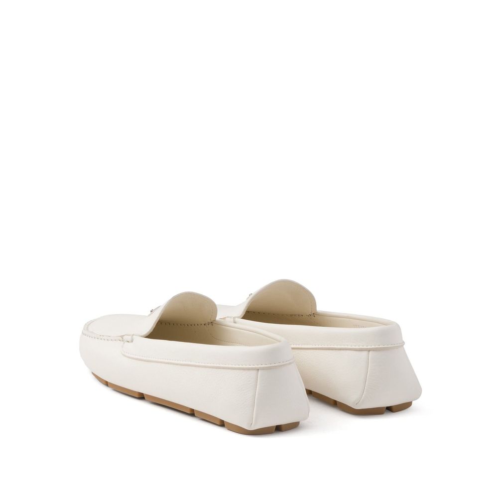 Prada Logo-Leder-Slipper