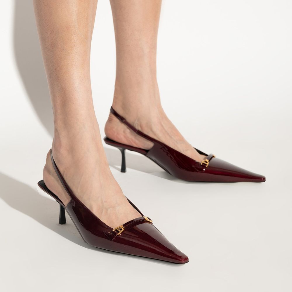 Saint Laurent Carine" Slingback-Pumps aus Leder