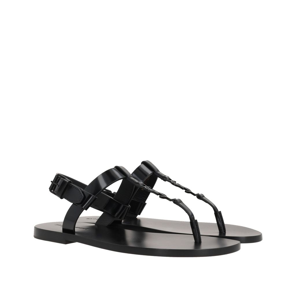 Saint Laurent Cassandre 05 Flache Sandalen