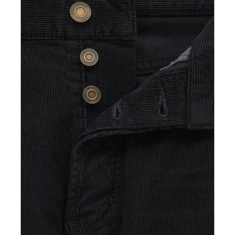 Saint Laurent Cord-Jeans mit geradem Bein