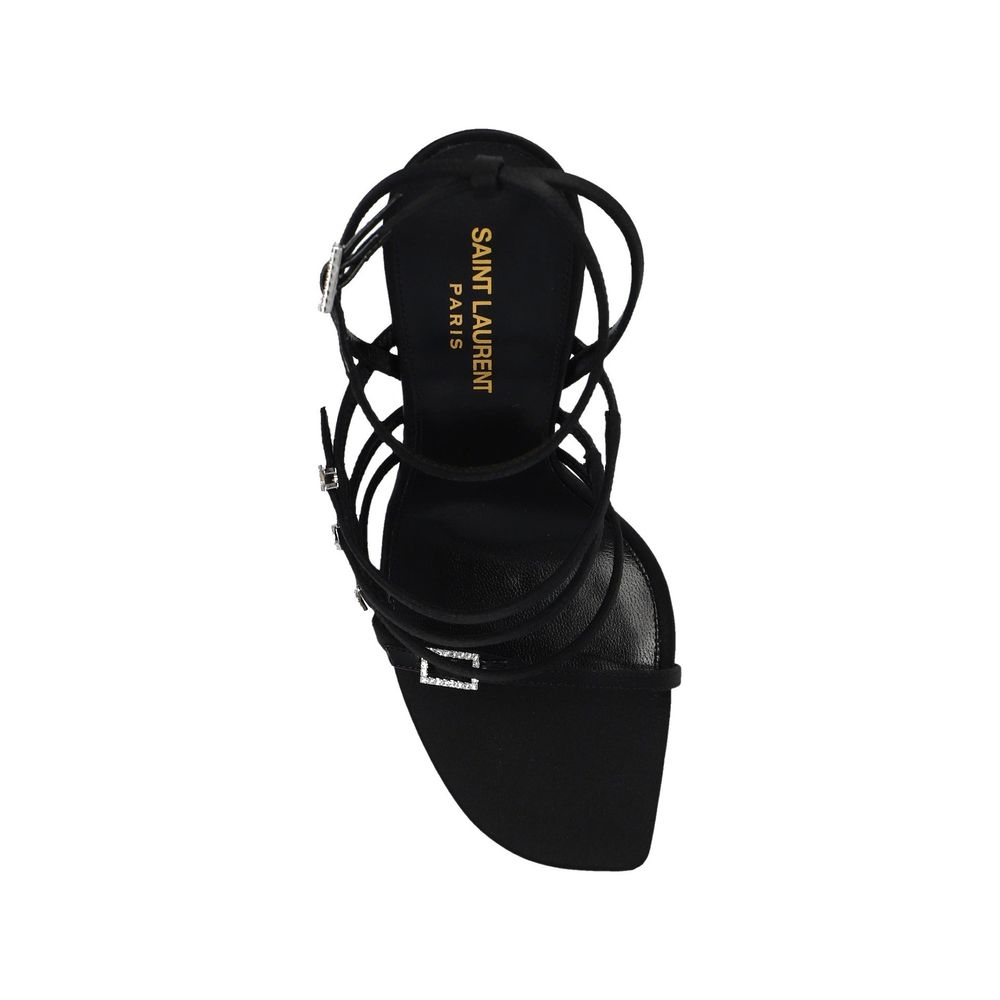 Saint Laurent Jerry Satin Sandalen