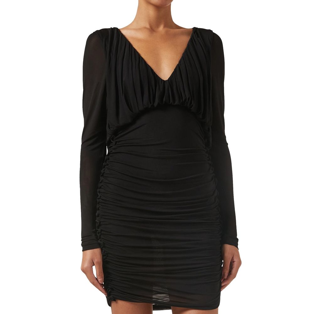Saint Laurent Drapiertes Minikleid