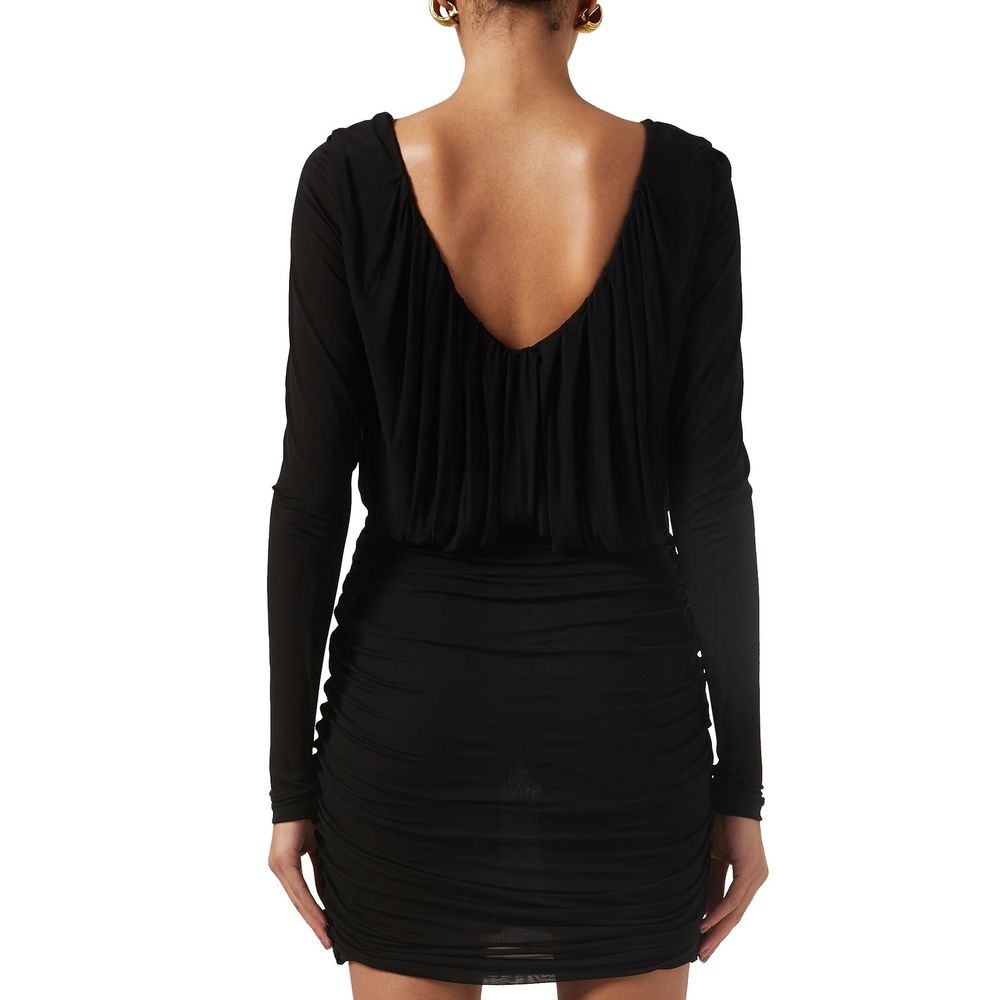 Saint Laurent Drapiertes Minikleid