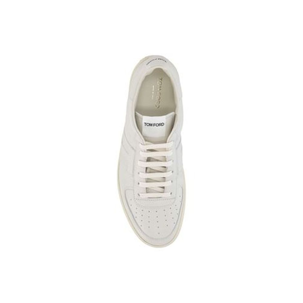 Tom Ford Leder-Logo-Sneakers