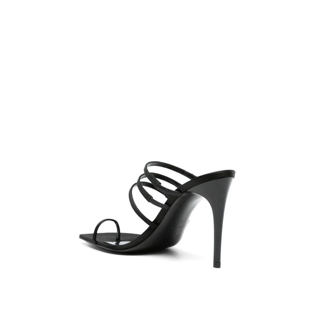 Saint Laurent Jerry 95 Satin-Sandalen