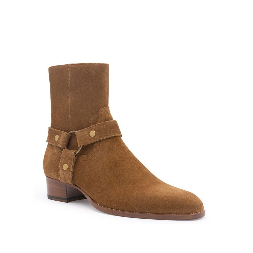 Saint Laurent Wyatt Harness-Stiefel