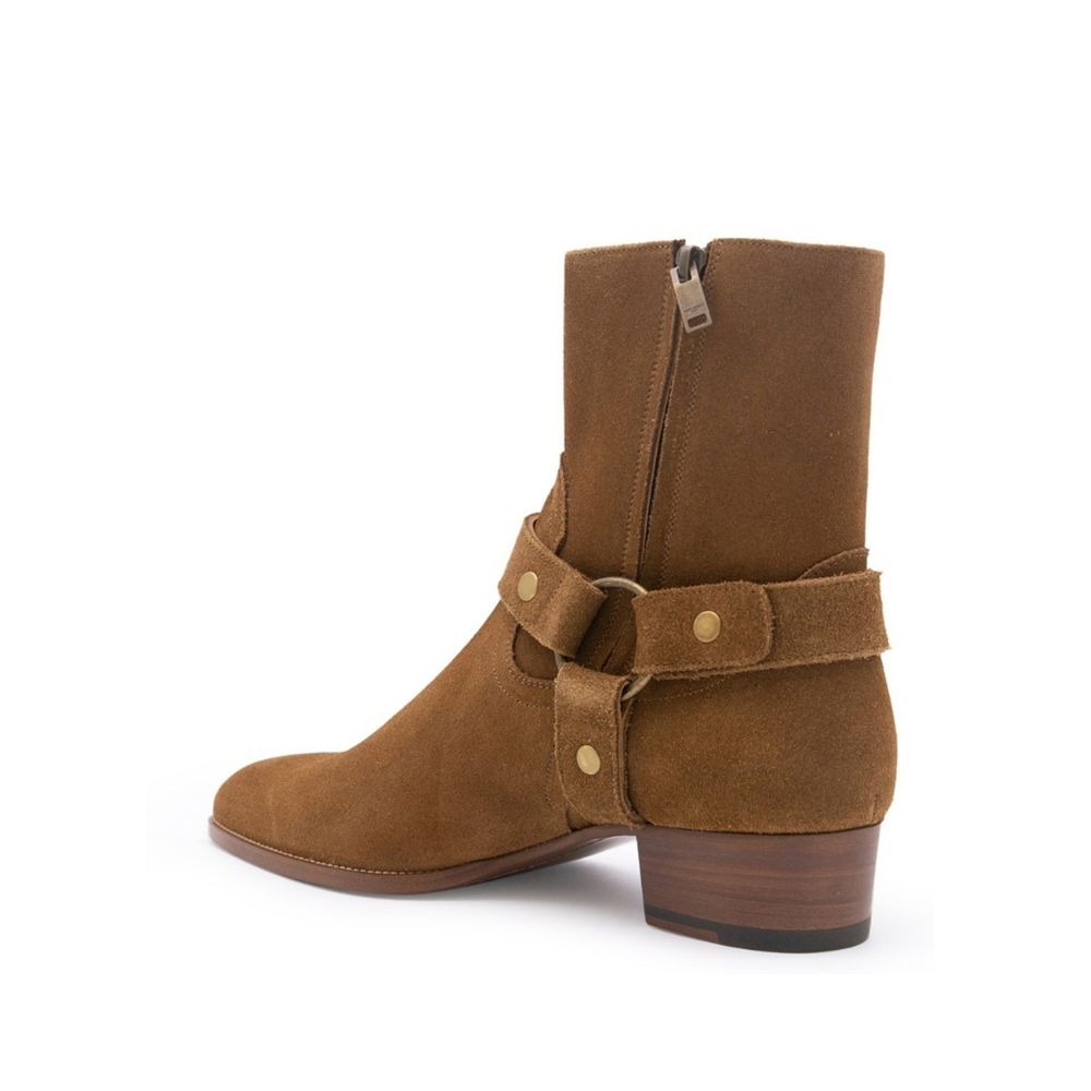 Saint Laurent Wyatt Harness-Stiefel