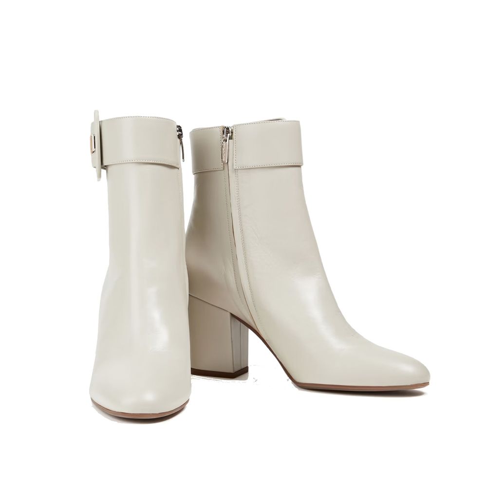 Sergio Rossi Lederstiefeletten mit Schnallen