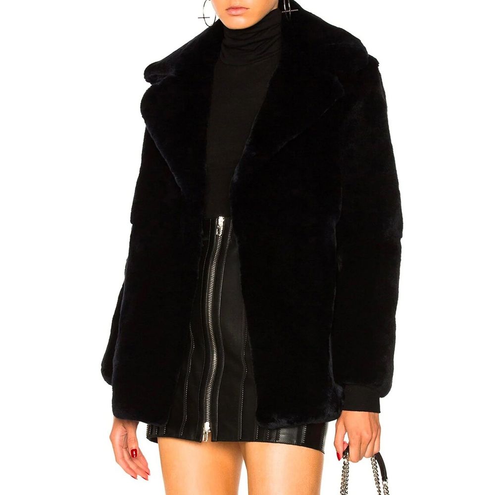 Alberta Ferretti Freitag Kaninchen Pelz Jacke