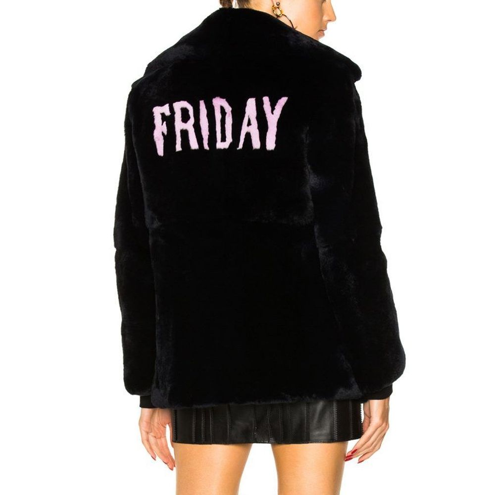 Alberta Ferretti Freitag Kaninchen Pelz Jacke
