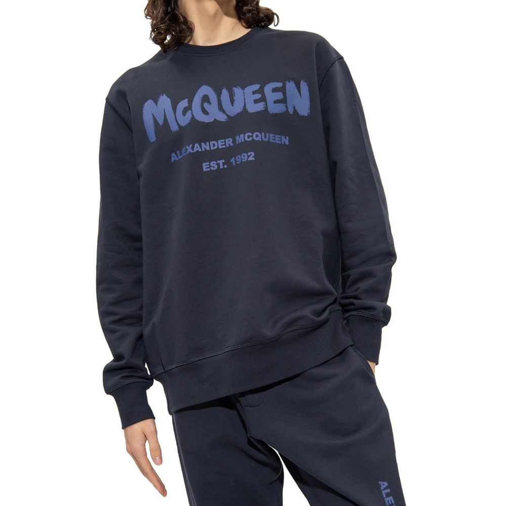 Alexander McQueen Logo-Sweatshirt aus Baumwolle