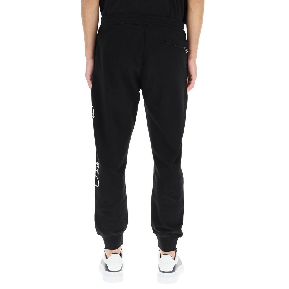 Alexander McQueen Logo-Baumwoll-Hose