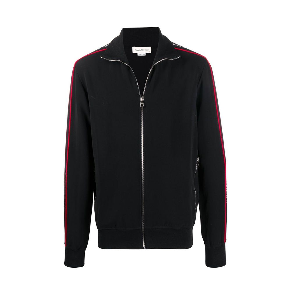 Alexander McQueen Logo-Sweatshirt mit Reißverschluss
