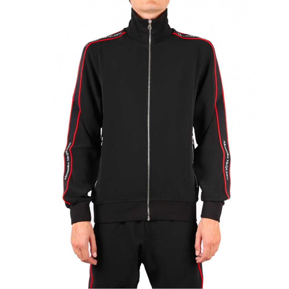 Alexander McQueen Logo-Sweatshirt mit Reißverschluss