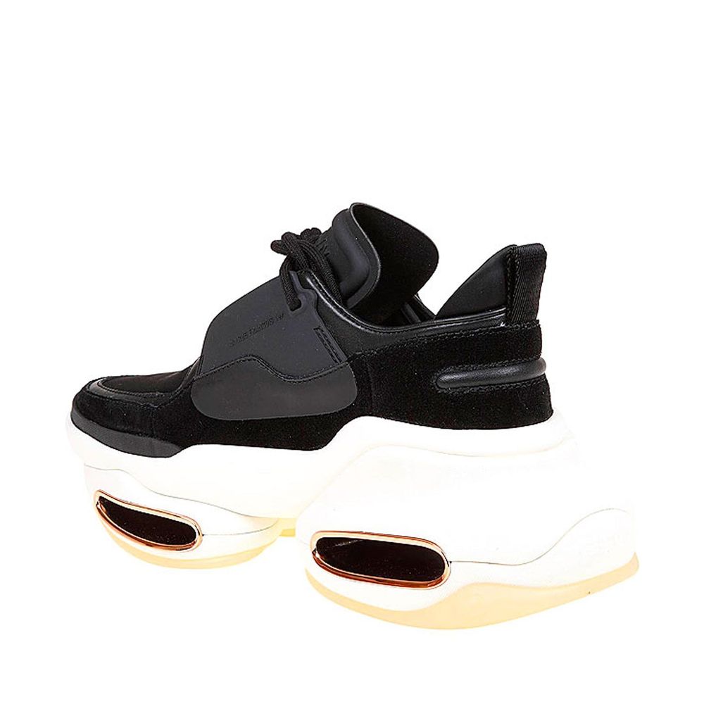 Balmain Turnschuhe aus Leder und Stoff
