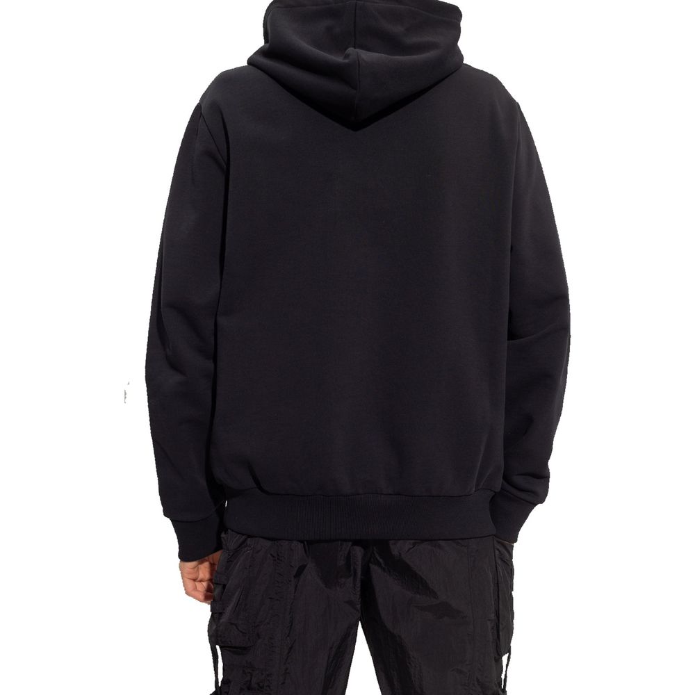 Balmain Logo-Sweatshirt mit Kapuze
