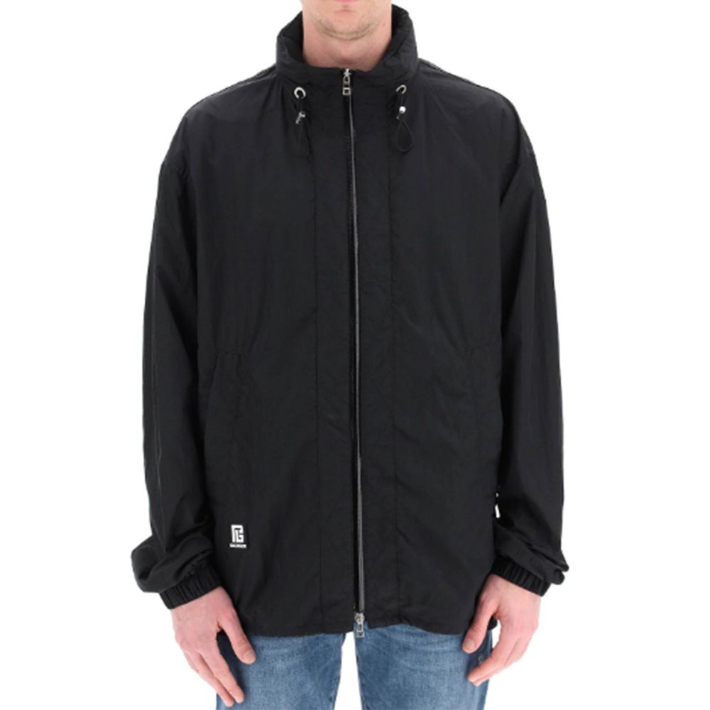Balmain Nylon Logo Jacke