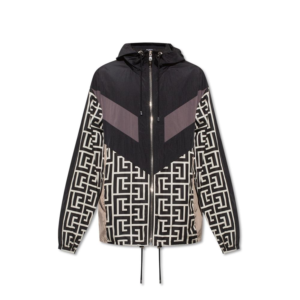 Balmain Nylon Monogramm Jacke