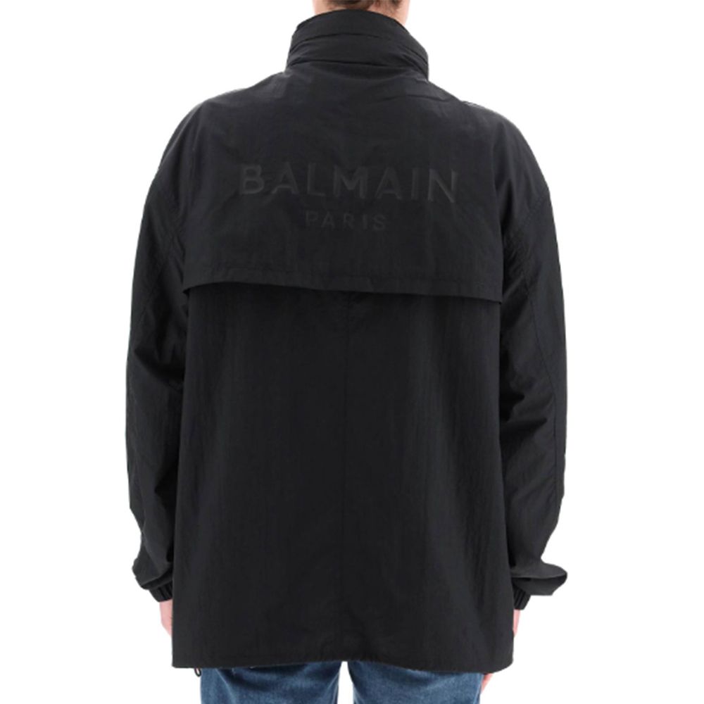 Balmain Nylon Logo Jacke