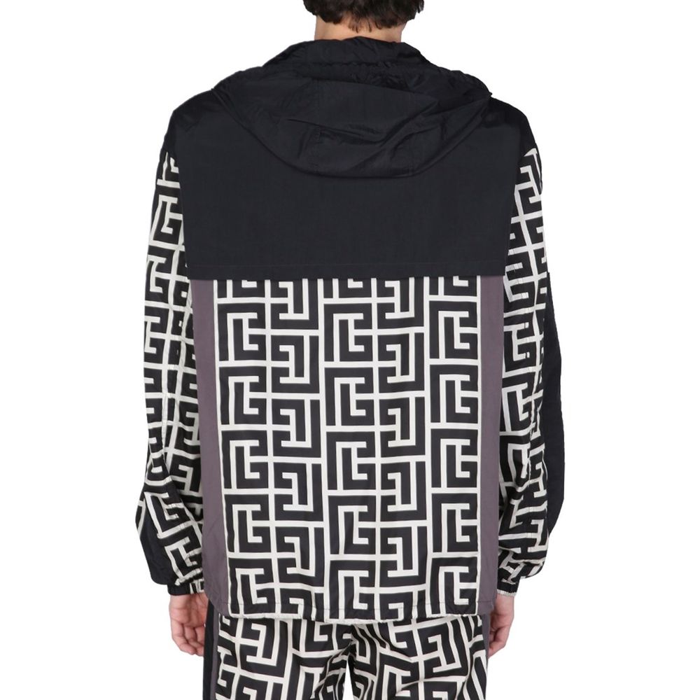 Balmain Nylon Monogramm Jacke