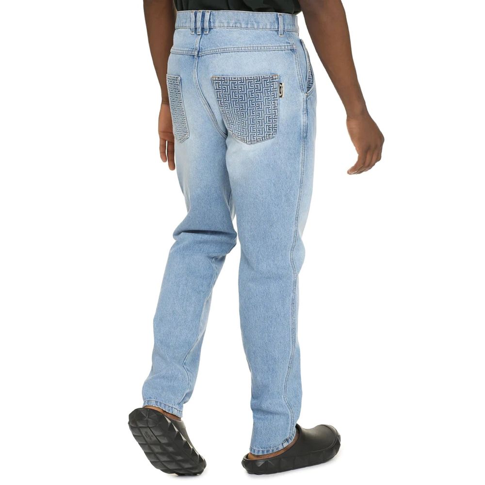 Balmain Gekürzte gerade Jeans