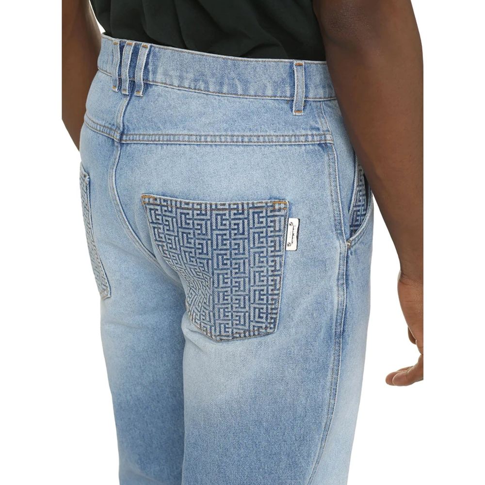 Balmain Gekürzte gerade Jeans