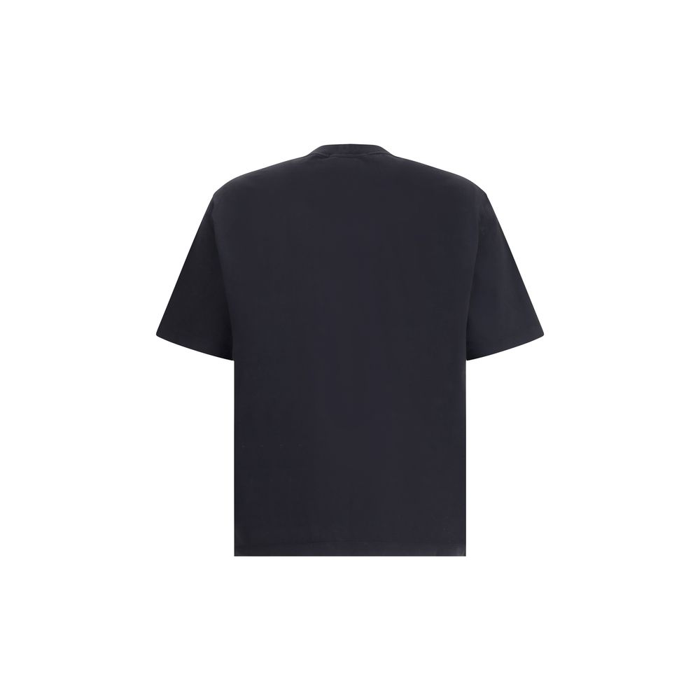 Stone Island T-Shirt mit Logoaufnäher