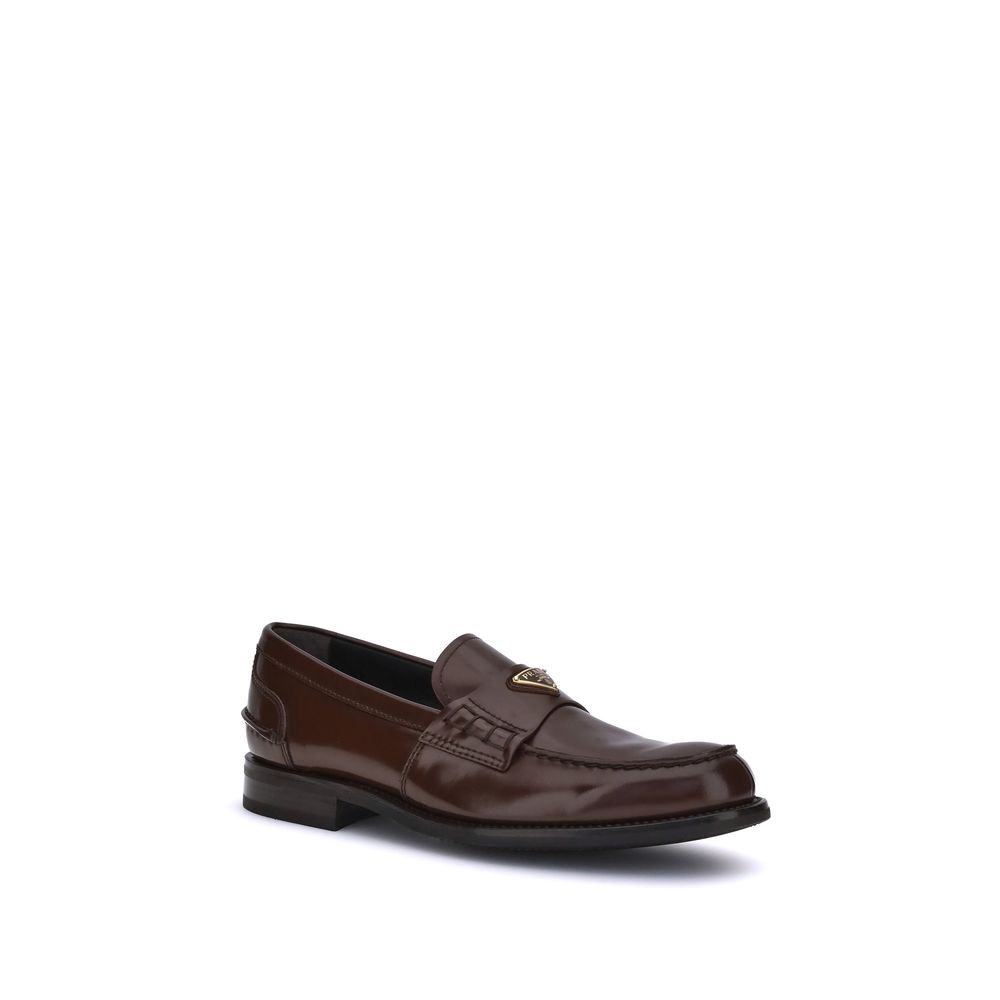 Prada Dreieckige Plakette Loafers